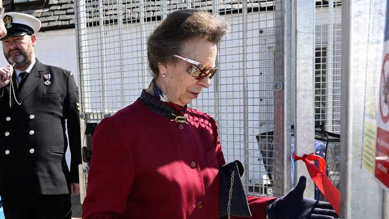 Princess Anne opening the Thomas Telford Corpach Marina in Scotland yesterday (Image: The Highland Council)