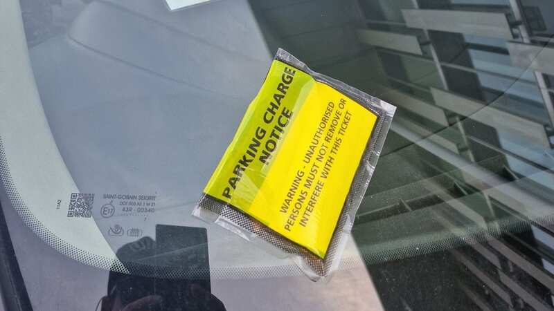 The parking ticket placed on Gary