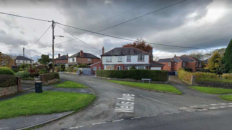 The bull was seen charging at people in Wells Avenue in Haslington, Cheshire