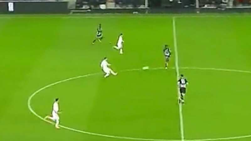 Lionel Messi produces outrageous assist for Kylian Mbappe from his own half