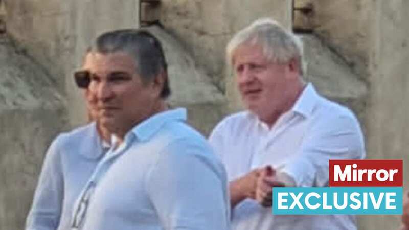 Boris Johnson on a holiday stroll (Image: EL NUEVO DIARIO)