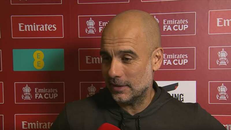 Pep Guardiola says hat-trick hero Riyad Mahrez is always grumpy with him