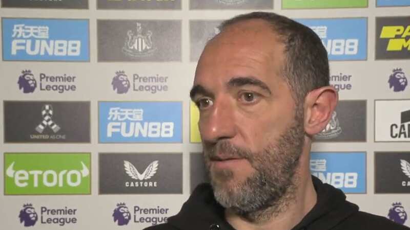 Cristian Stellini was forced to front up after the Newcastle thrashing (Image: Sky Sports)