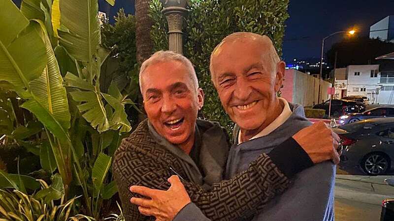 Strictly judge Len Goodman was last pictured hugging his pal Bruno Tonioli in November