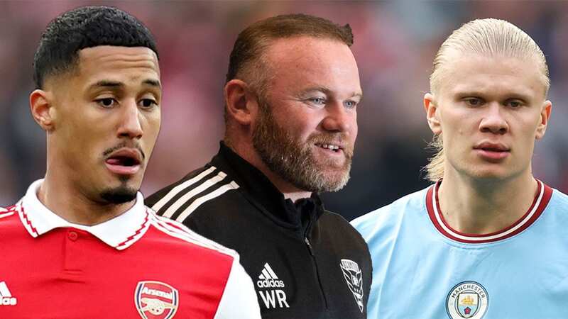 Wayne Rooney has told Arsenal how to stop Erling Haaland without William Saliba