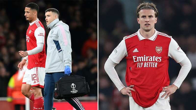 Rob Holding has replaced William Saliba in Arsenal