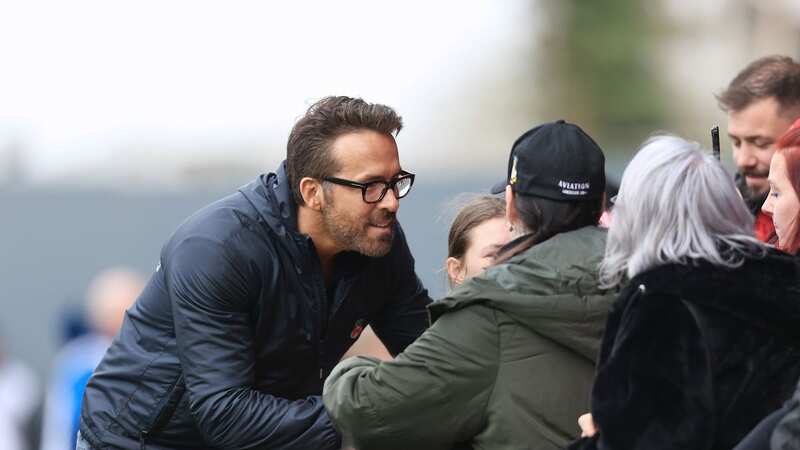 Ryan Reynolds celebrates Wrexham