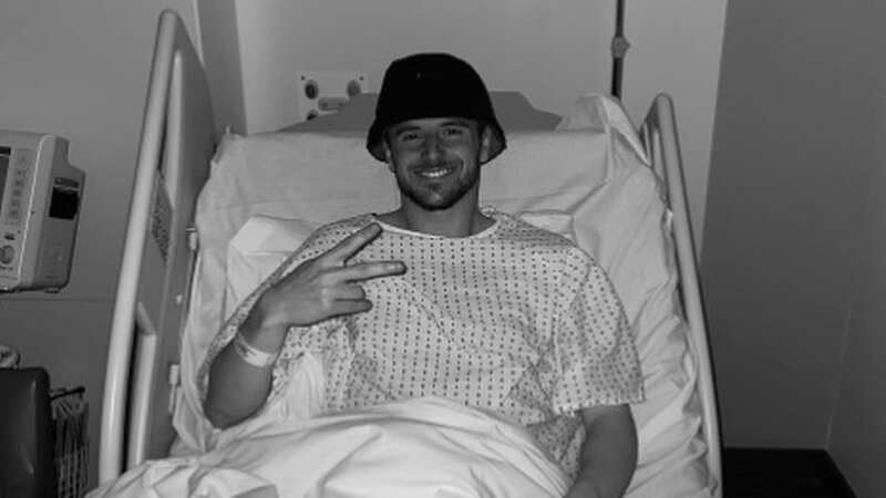 Mason Mount posted this picture from hospital (Image: @masonmount/Instagram)