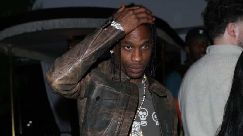 Travis Scott at The Bird Streets Club (Image: GIO / BACKGRID)