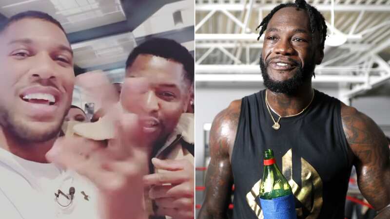 Anthony Joshua confirms date for "throwing down" with Deontay Wilder