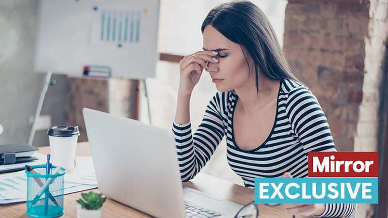 An expert has shared eye exercises that will help when working with screens (stock photo)