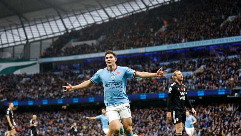 Julian Alvarez scored as Man City beat Fulham earlier in the season (Image: Photo by Lynne Cameron - Manchester City/Manchester City FC via Getty Images)