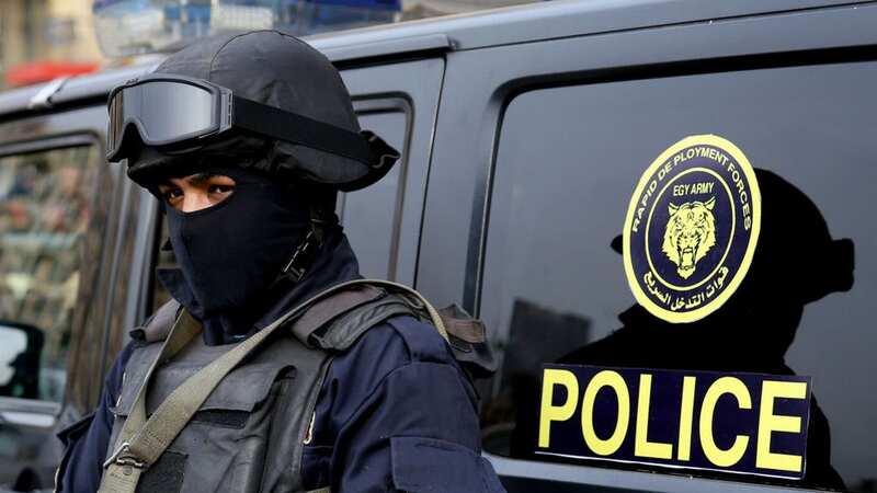 An Egyptian policeman standing guard in Cairo (Image: AFP via Getty Images)