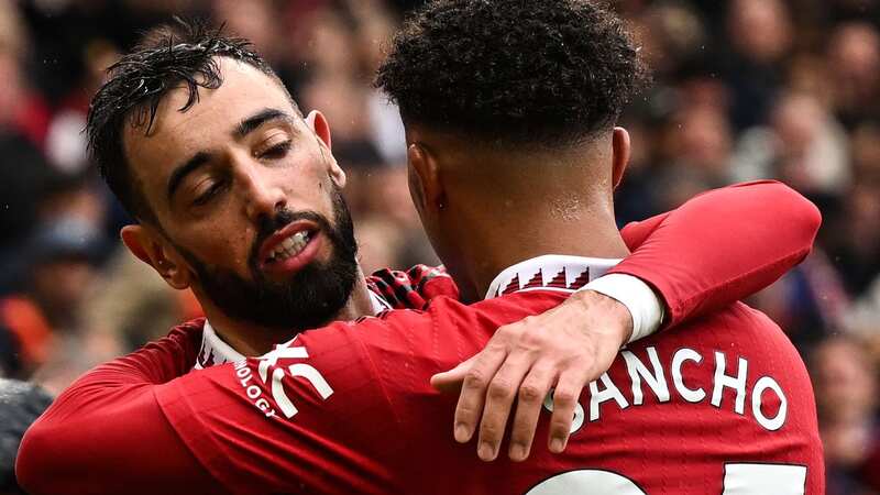 Jadon Sancho seen delivering blunt message to Bruno Fernandes by eagle-eyed fans
