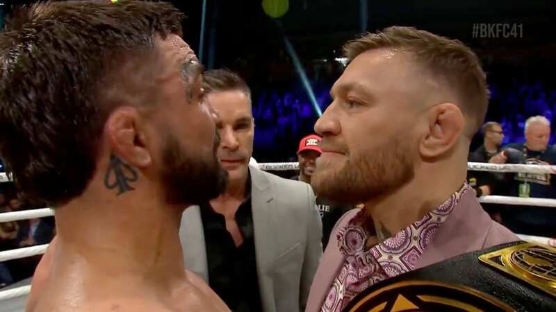 Conor McGregor mocks himself after face off with bare-knuckle boxer