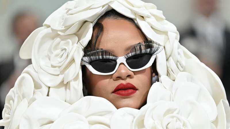 Pregnant Rihanna makes fashionably late appearance to the Met Gala