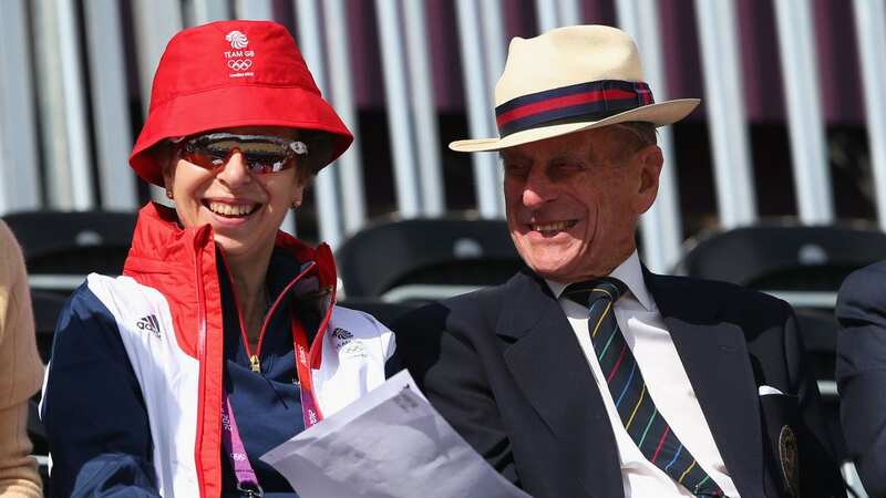 Princess Anne and Prince Philip during the London 2012 Olympic Games (Image: Getty Images)