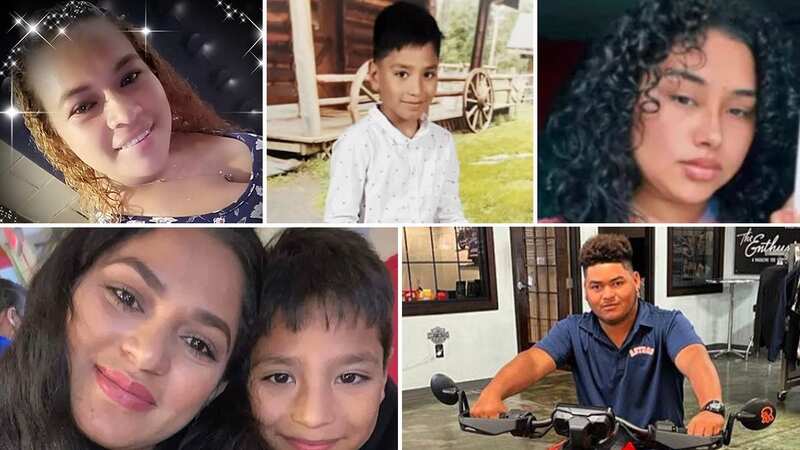 The Texas shooting victims. From top right, Julisa Molina Rivera, 31, Daniel Enrique Laso, 9, Diana Velazquez Alvarado, 21, Sonia Argentina Guzman, 25, with son Daniel and Jose Jonathan Casarez, 18.