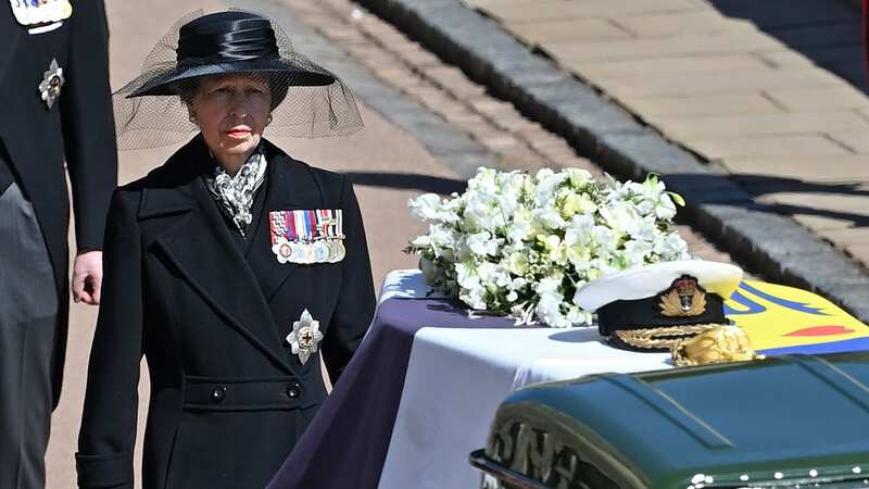 Princess Anne during her father Prince Philp