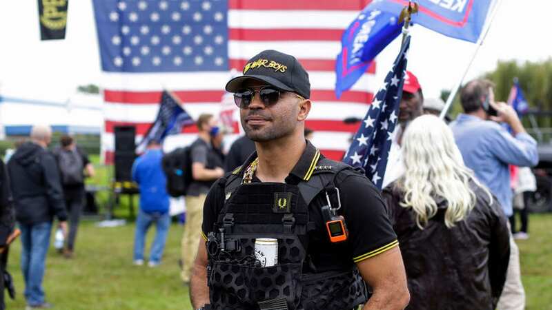 Former Proud Boys chairman Enrique Tarrio has been charged in connection with the January 6 Capitol riots (Image: The Washington Post via Getty Images)