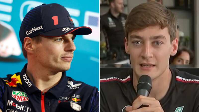 George Russell criticised Max Verstappen after the Dutchman 