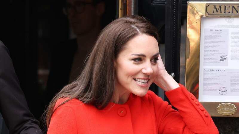 The Princess of Wales said she hopes Prince Louis will behave (Image: GC Images)