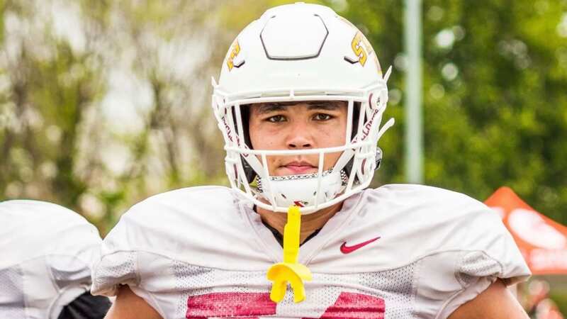 20-year-old linebacker Aidan Ralph has been arrested on charges of alleged rape and domestic abuse
