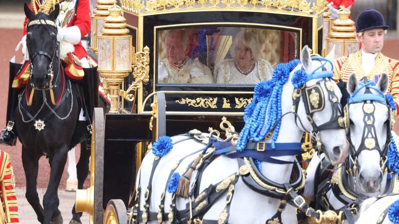 King Charles and Queen Camilla leave Buckingham Palace (Image: Ian Vogler / Daily Mirror)