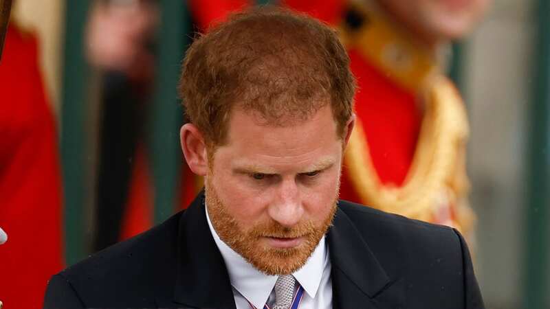 Prince Harry did not join The Firm on the balcony (Image: Getty Images)