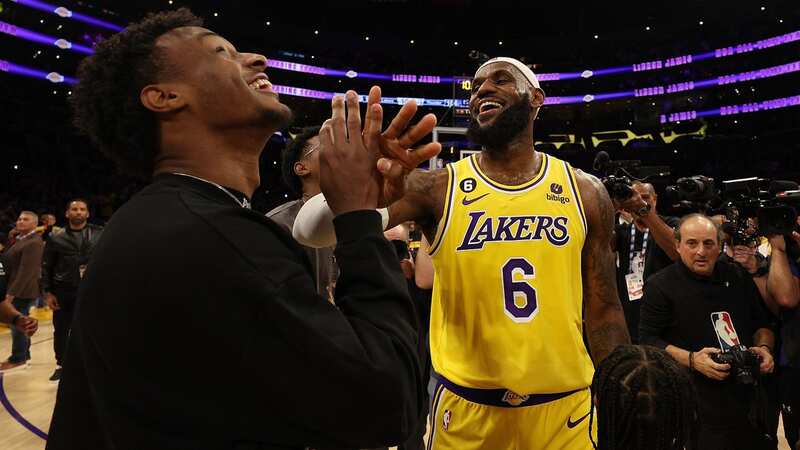 Bronny James is ranked as a four-star guard coming out of high school (Image: Gregory Payan/AP/REX/Shutterstock)