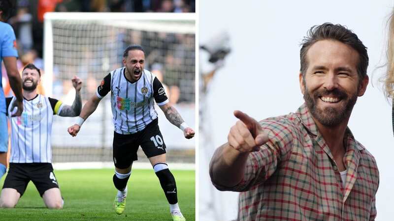 Wrexham co-owner Ryan Reynolds wants Notts County to join his side in League Two next season (Image: Jon Super/AP/REX/Shutterstock)
