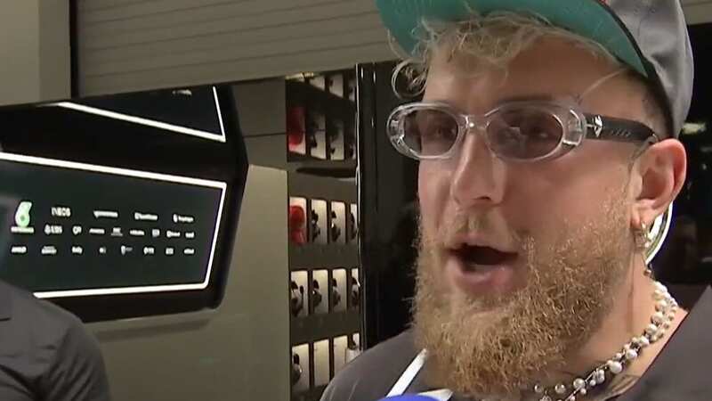 Jake Paul gave an update on his boxing at the Miami Grand Prix (Image: Sky Sports)