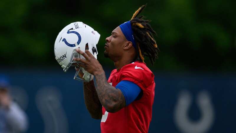 Anthony Richardson took part in Indianapolis Colts rookie camp last weekend (Image: AP)