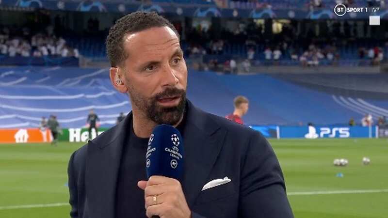 Rio Ferdinand has been speaking ahead of Real Madrid vs Man City (Image: BT Sport)