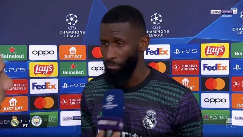Rudiger aims "not dangerous" jibe at Man City after shutting down Haaland