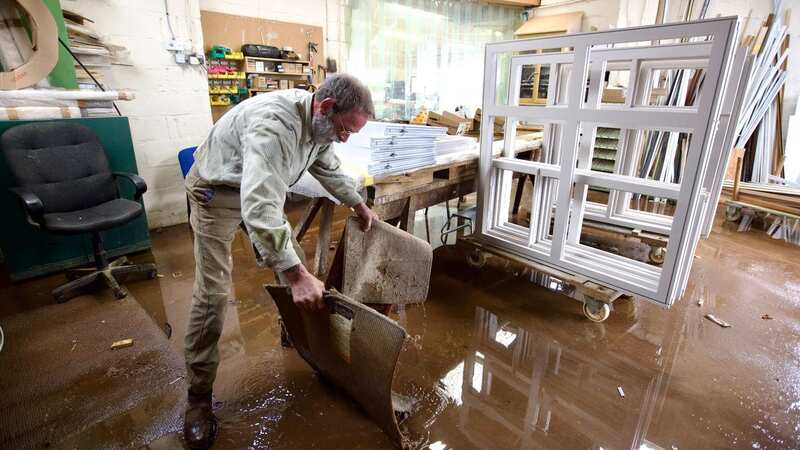 Residents of Tipton St John in Devon were left picking up the pieces (Image: MARK PASSMORE/APEX)