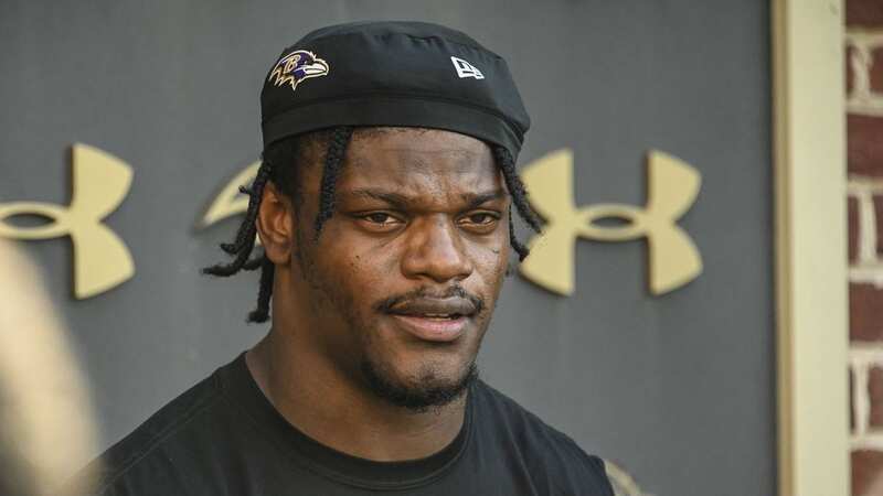 Baltimore Ravens quarterback Lamar Jackson was said to be not part of the first voluntary practice session (Image: Kim Hairston/The Baltimore Sun/Tribune News Service via Getty Images)