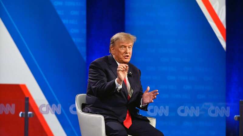 Donald Trump appeared on CNN for the first time since 2016 (Image: Will Lanzoni/CNN)