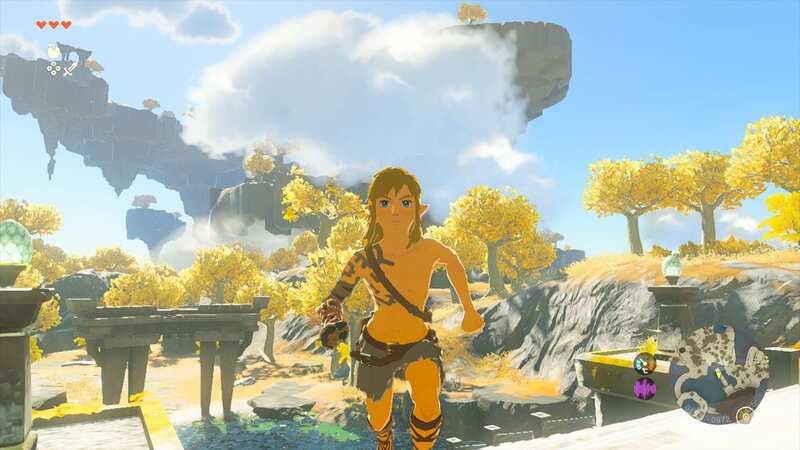 Much like its predecessor, Zelda: Tears of the Kingdom sets you out on a starter area – this time in the clouds (Image: Aaron Potter)