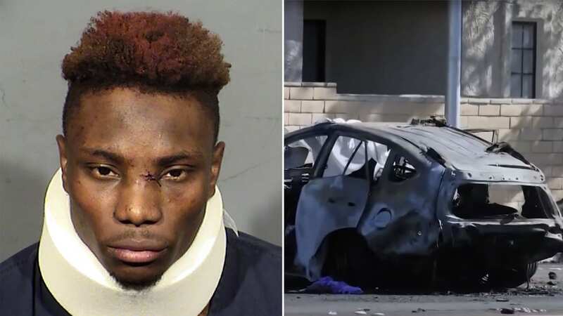 Henry Ruggs pleaded guilty to drink-driving a Corvette at high speed, which resulted in the death of a 23-year-old woman and her dog (Image: Getty)