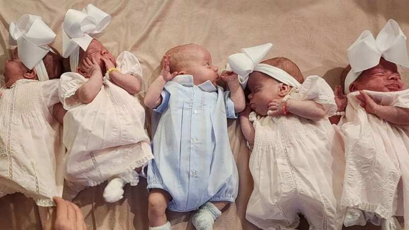The young parents have a lot on their hands (Image: Haylee Ladner)