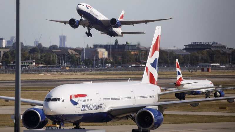 A British Airways aeroplane takes off (Image: AFP via Getty Images)