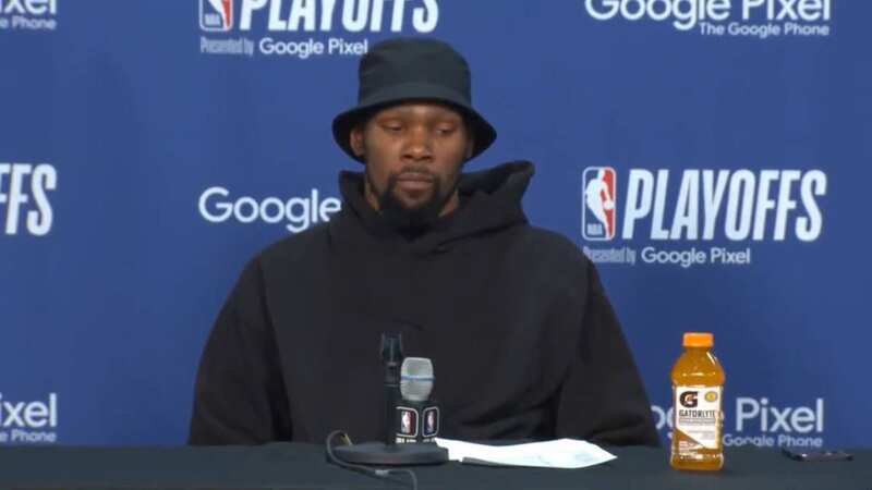 Kevin Durant felt "embarrassed" as his Championship hopes faded again (Image: Christian Petersen/Getty Images)