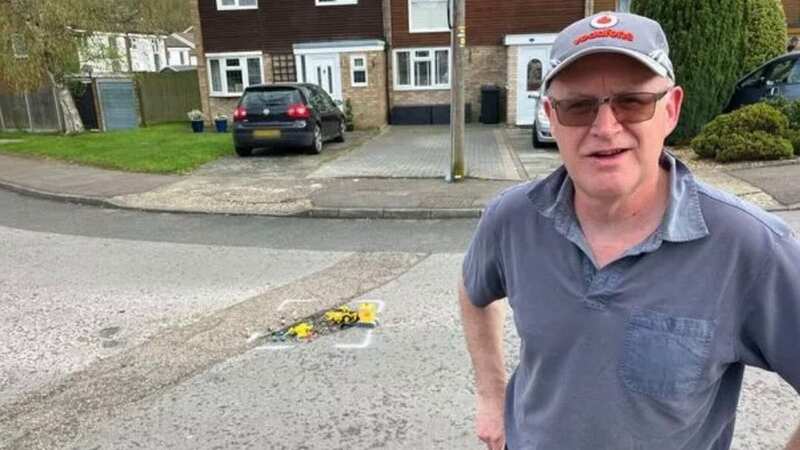Tim Webb has resorted to putting rubber ducks in his street