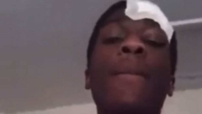 Marques Walker filmed himself rapping, dancing and smoking at Feltham Young Offender Institution (Image: TIM STEWART NEWS LIMITED)