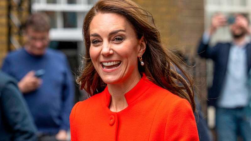 The Princess of Wales was a vision of regal colours as she glowed in all shades (Image: Zak Hussein / SplashNews.com)