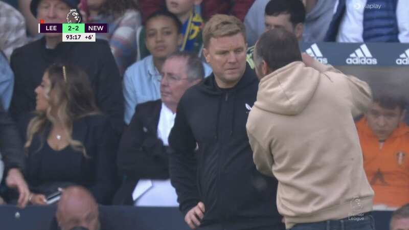 Leeds fan charged with assault after shoving Eddie Howe during Newcastle draw
