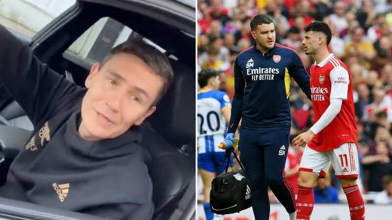 Arsenal doctor gives Martinelli injury update to fan after "disgraceful" tackle