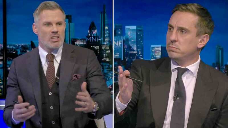 Jamie Carragher joked he would leave his Sky Sports pal out in the cold (Image: Sky Sports)