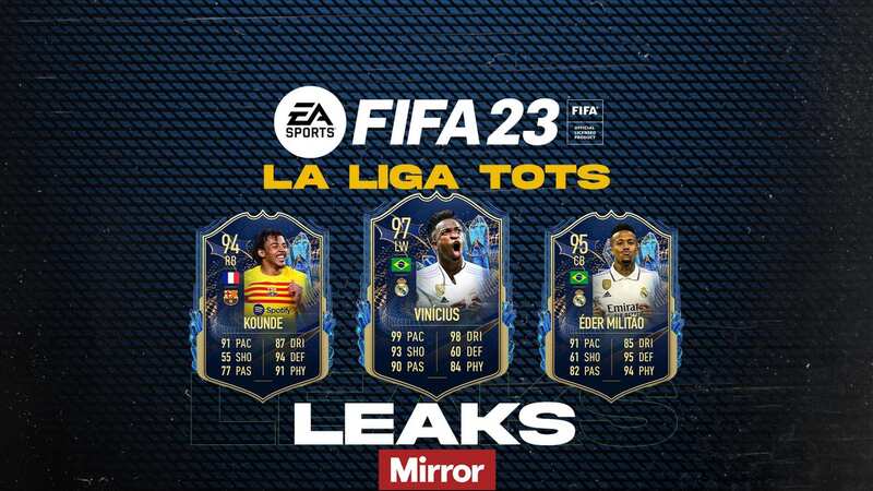 FIFA 23 La Liga TOTS leaks featuring Real Madrid and Barcelona stars (Image: EA SPORTS)